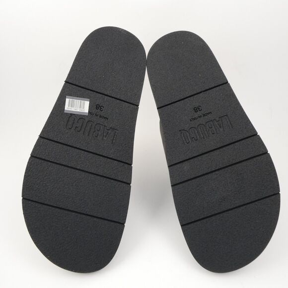 LABUCQ Mo Slide Black Nappa Cross Sandals Women's Sz US:8 - EU:38 Retail $350 - Picture 6 of 11